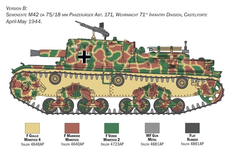 Italeri 6569 SEMOVENTE M42 da 75/18 1/35 – imagen 11