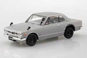 Aoshima 05882 Nissan Skyline 2000 GT-R (Argent) 1/32 – image 2