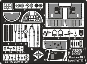 Arma Hobby 70019 Hurricane Mk I Expert Set 1/72 – immagine 7