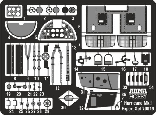 Arma Hobby 70019 Hurricane Mk I Expert Set 1/72 – immagine 7
