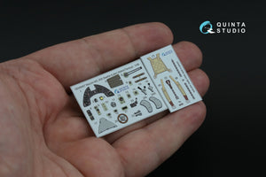 Quinta Studio QD48467 Macchi MC.200 Saetta (Late) 3D-Printed coloured Interior on decal paper (Italeri/Tamiya) 1/48 – Bild 3