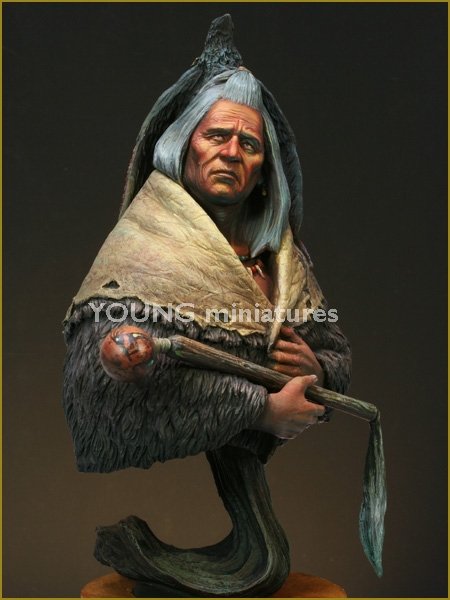 Young Miniatures YH1821 Blackfoot Raven Bearer 1/10 – immagine 8