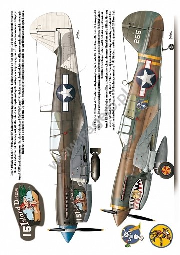 Kagero 7037 Curtiss P-40 F,K,L,M,N models EN/PL – zdjęcie 6