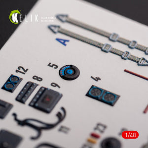 KELIK K48098 Ju-87G-1 Kanonenvogel - interior 3D decals for Italeri kit 1/48 – Bild 5