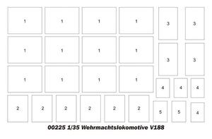 Trumpeter 00225 Wehrmachtslokomotive V188 1/35 – zdjęcie 4