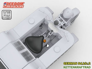 Freedom 16001 Sd.Kfz. 2 Kettenkraftrad Typ HK 101 1/16 – Bild 12