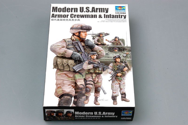 Trumpeter 00424 Modern U.S. Army Armor Crewman / Infantry 1/35 – Bild 2