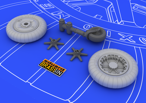 Eduard 648058 Bf 109E wheels 1/48 (EDUARD) – image 2