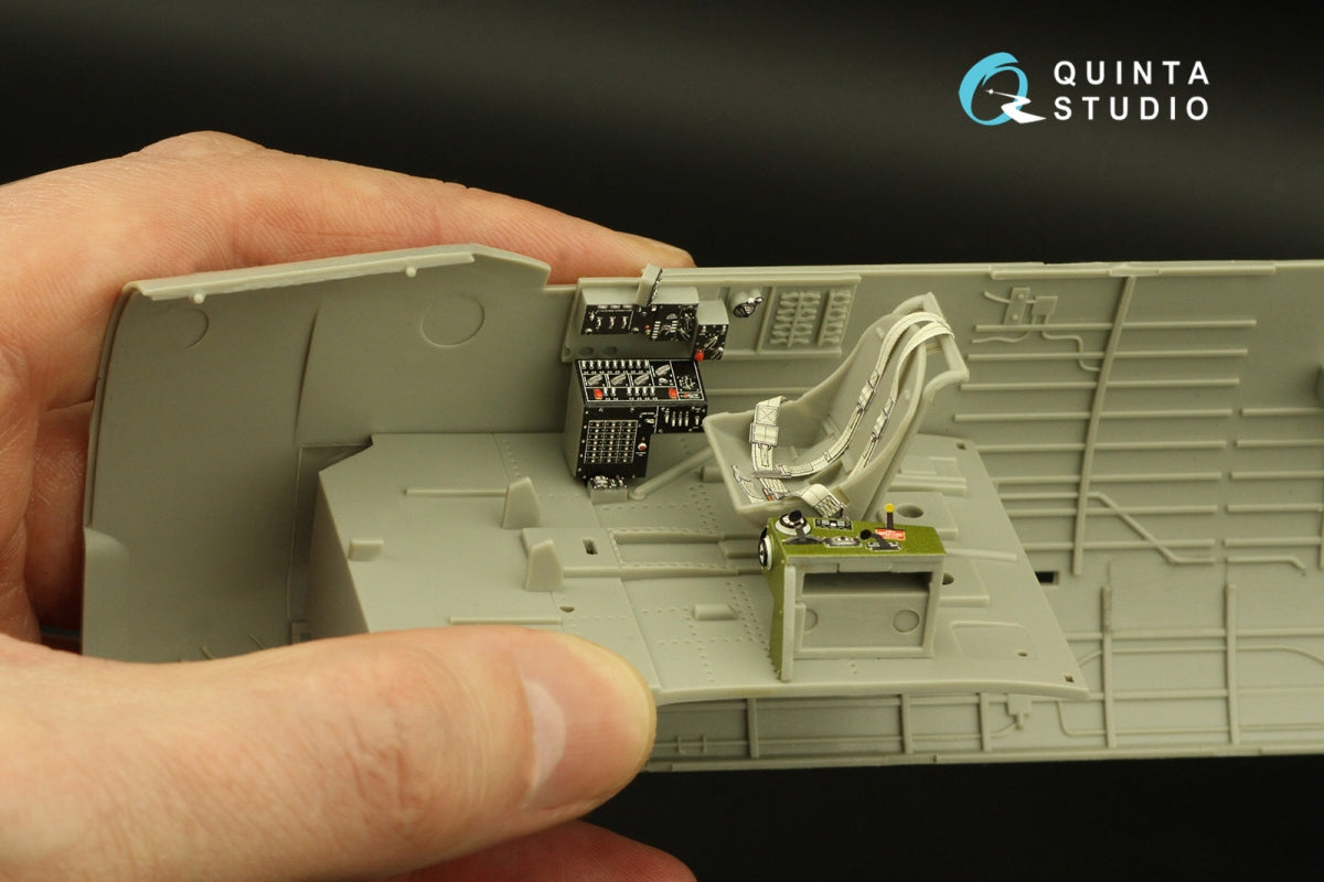 Intérieur coloré imprimé en 3D sur papier décalcomanie Quinta Studio QD32178 TBM-3 Avenger (Trumpeter) 1/32 – image 12