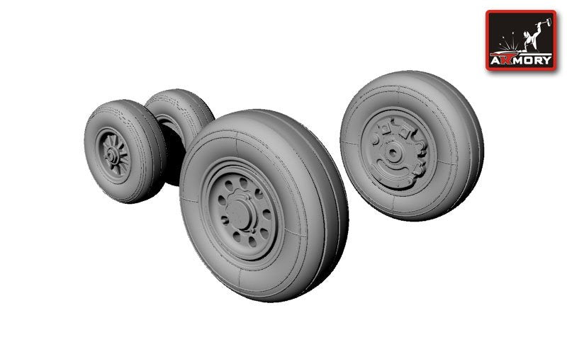 Armory Models AW72307 F-35C Lightning-II wheels 1/72 – immagine 4