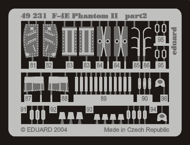Eduard 49231 F-4E 1/48 Hasegawa – imagen 2