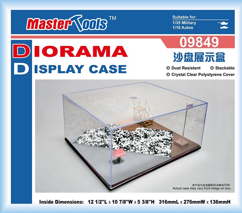 Vitrine pour diorama Trumpeter 09849, 316 x 276 x 136 mm – image 2
