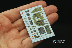 Quinta Studio QD32238 Mitsubishi J2M3/5/6 Raiden 3D-Printed coloured Interior on decal paper (Hasegawa) 1/32 – immagine 2