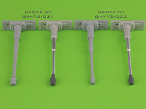 Master GM-72-021 PzKpfw VI Tiger I - MG-34 gun barrels &amp;amp; 88mm KwK36 L/56 with early muzzle break and standard gun mantlet 1/72 – immagine 4
