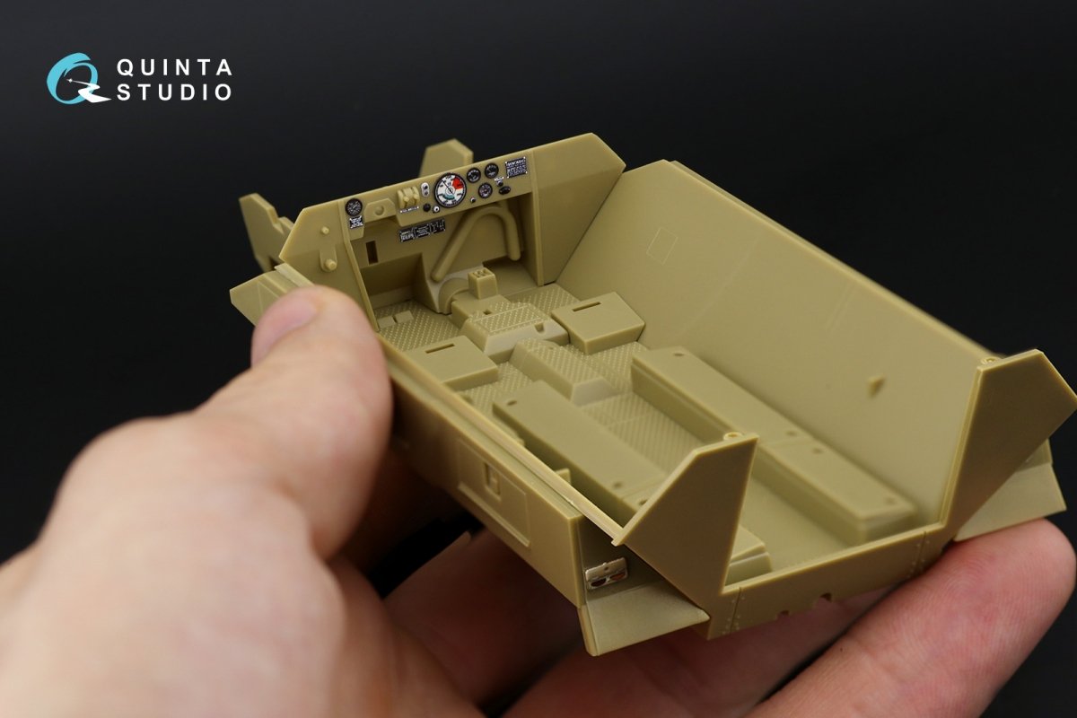 Quinta Studio QD35050 SD.KFZ.251 Family 3D-Printed &amp;amp; coloured Interior on decal paper ( Tamiya ) 1/35 – Bild 4