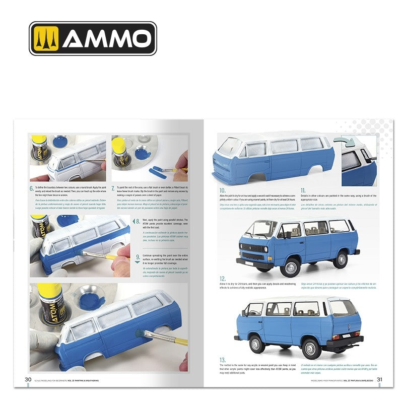 Ammo by Mig 6301 Scale Modeling for Beginners Vol. 2: Paint &amp;amp; Weathering (Bilingual) – immagine 8