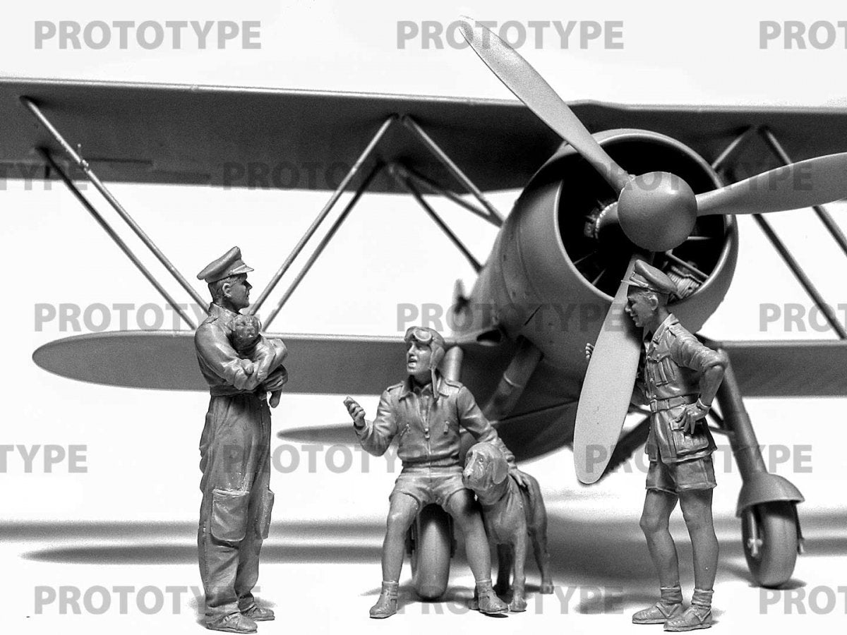 ICM 32110 Italian Pilots in tropical uniforms 1/32 – immagine 2