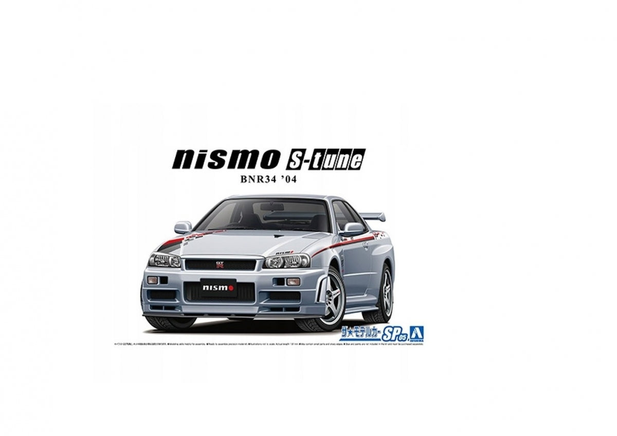 Aoshima 06607 Nissan BNR34 Skyline GT-R Nismo S-Tune &amp;#39;04 1/24