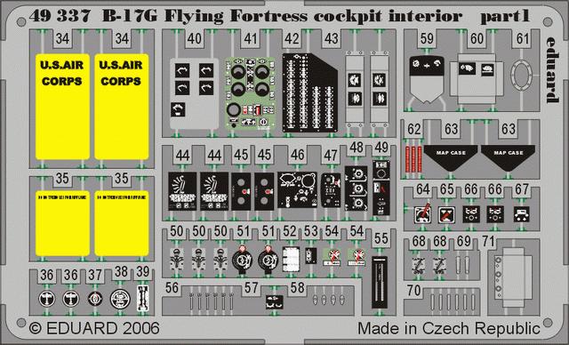 Eduard 49337 B-17G cockpit interior 1/48 Revell – image 2