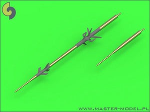 Master AM-48-122 Su-17, Su-20, Su-22 (Fitter) - Pitot Tubes and 30mm gun barrels 1/48 – immagine 2