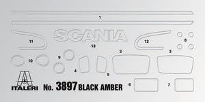 Italeri 3897 SCANIA R730 BLACK AMBER 1/24 – zdjęcie 14