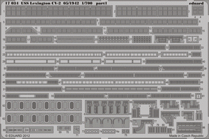 Eduard 17034 USS Lexington CV-2 05/1942 TRUMPETER 1/700 – zdjęcie 2
