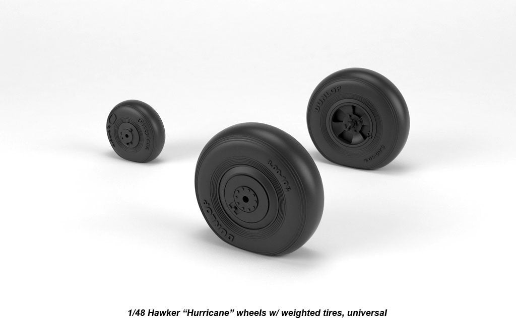 Armory Models AW48414 Hawker Hurricane wheels w/ weighted tires 1/48 – Bild 2