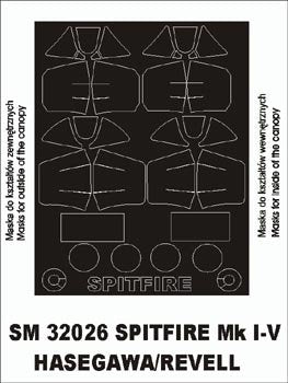 Montex SM32026 Spitfire Mk I-V REVELL/HASEGAWA