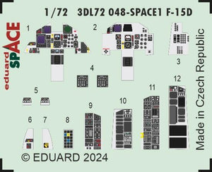 Eduard 3DL72048 F-15D SPACE 1/72 – zdjęcie 3
