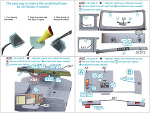 Quinta Studio QD35040 UAZ-452 3D-Printed &amp;amp; coloured Interior on decal paper (Zvezda) 1/35 – immagine 8
