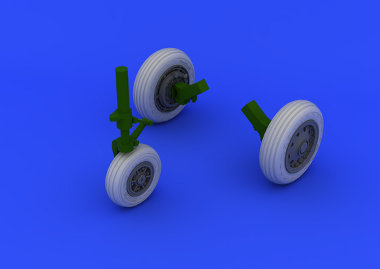 Eduard 632045 F-104 undercarriage wheels early 1/32 ITALERI – immagine 2