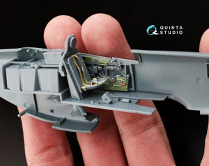 Quinta Studio QD48065 P-51D (Early) 3D-Printed &amp;amp; coloured Interior on decal paper (for Eduard kit) 1/48 – immagine 4