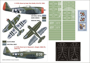 Montex K32117 P-47D Bubbletop for HASEGAWA 1/32