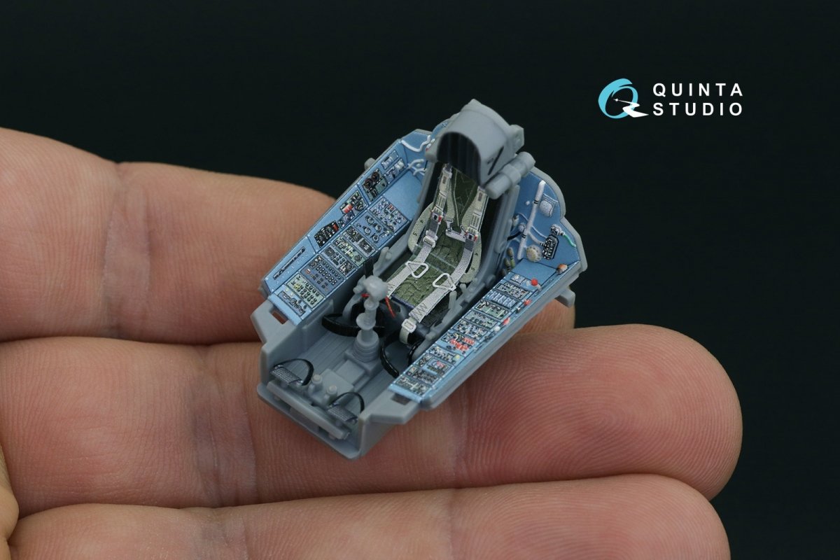 Quinta Studio QD48203 Su-27 3D-Printed &amp;amp; coloured Interior on decal paper ( Hobby Boss ) 1/48 – imagen 8