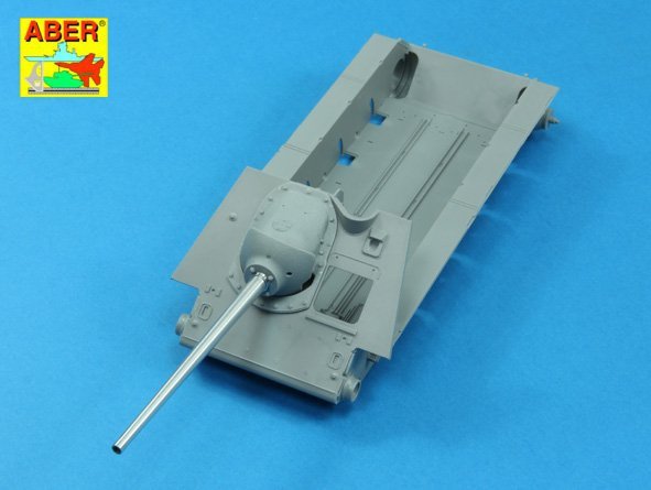 Aber 35L-203 Soviet 85mm D-5S barrel for SELF-PROPELLED GUN SU-85 1/35 – immagine 3
