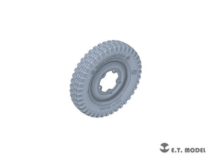 E.T. Model P35-135 WWII German Schwimmwagen Type166 Sagged wheels Narrow For TAMIYA Kit 1/35 – immagine 4