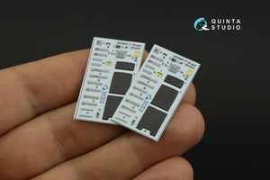 Quinta Studio QD48419 F-16D block 40 3D-Printed &amp;amp; coloured Interior on decal paper (Kinetic 2022 tool) 1/48 – immagine 7