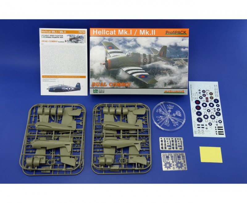 Eduard 7078 Hellcat Mk. I / Mk. II DUAL COMBO 1/72 – zdjęcie 2