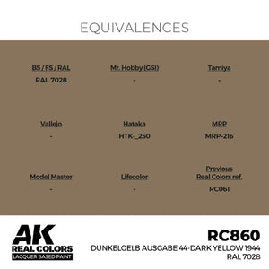 AK Interactive RC860 Dunkelgelb Ausgabe 44-Dark Yellow 1944 RAL 7028 17 ml – imagen 3