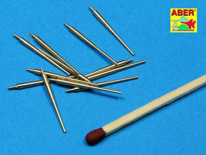 Aber 350L-12 Set of 12 pcs 150 mm barrels for German ships: Bismarck, Tirpitz, Scharnhorst, Gneisenau 1/350 – imagen 2
