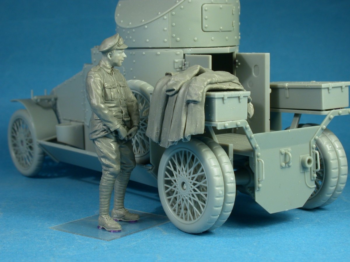 Copper State Models F35-009 British RNAS Armoured Car Division Petty Officer Relief 1/35 – immagine 2