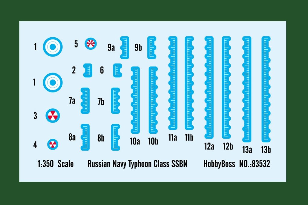 Hobby Boss 83532 Russian Navy Typhoon Class SSBN 1/350 – immagine 4