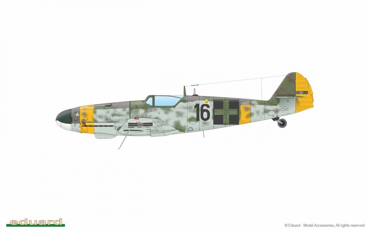 Eduard 84182 Bf 109G-10 WNF/ Diana 1/48 – immagine 10