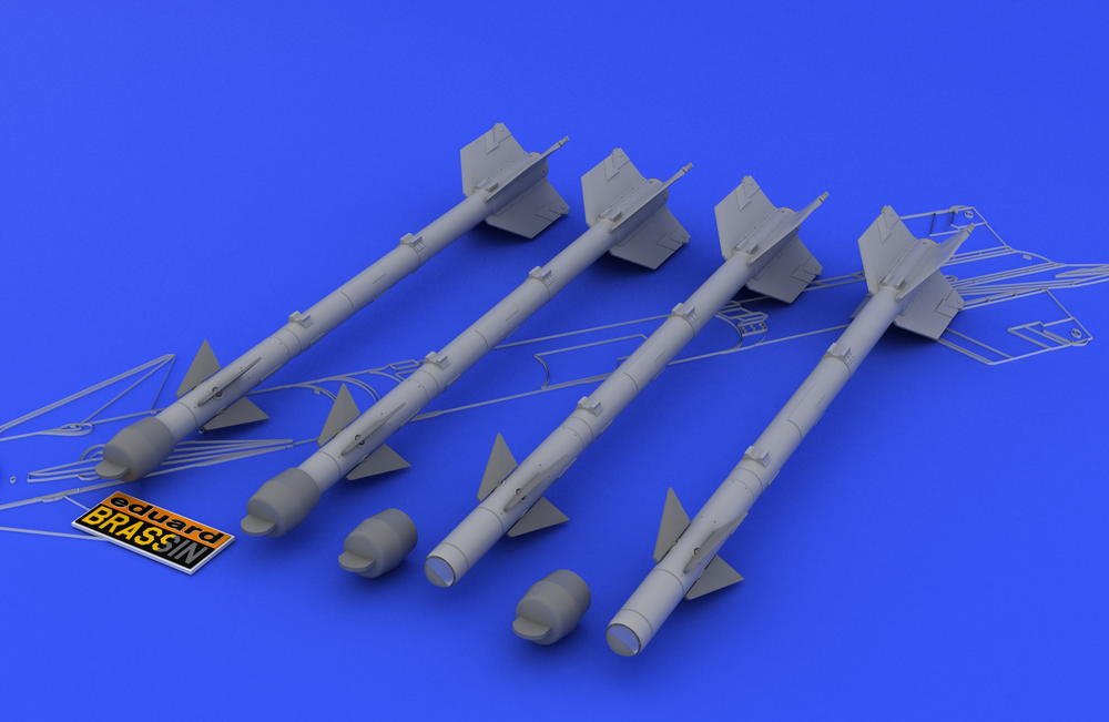 Eduard SIN64876 F-4B Air to Air weapons TAMIYA 1/48 – zdjęcie 4