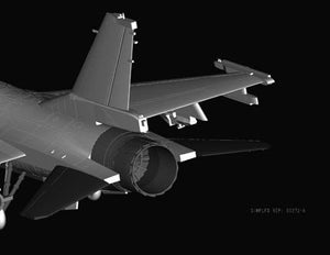 Hobby Boss 80273 F-16B Fighting Falcon 1/72 – immagine 5