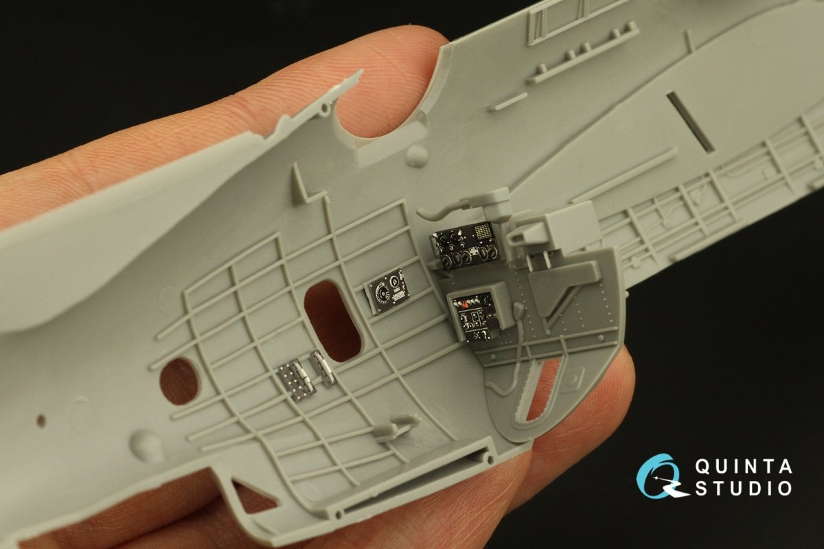 Quinta Studio QD48385 TBM-3 Avenger 3D-Printed &amp;amp; coloured Interior on decal paper (Accurate miniatures/Academy) 1/48 – Bild 11