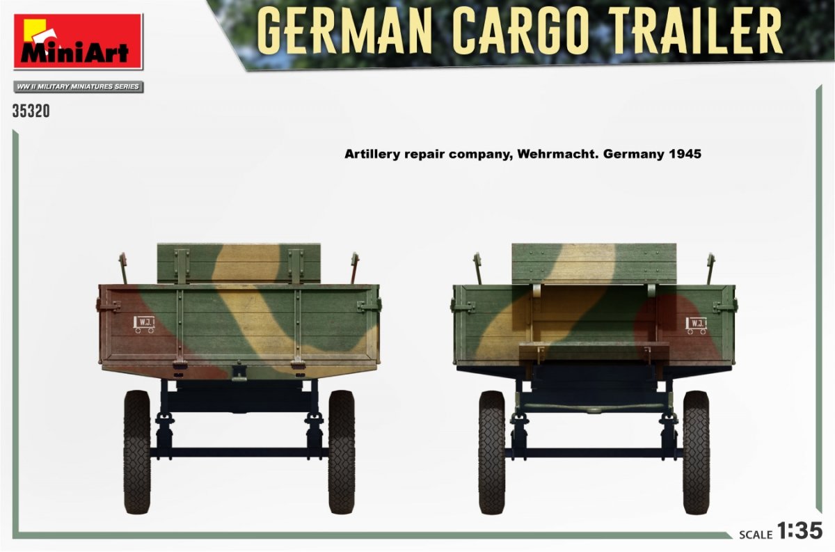 MiniArt 35320 GERMAN CARGO TRAILER 1/35 – immagine 3