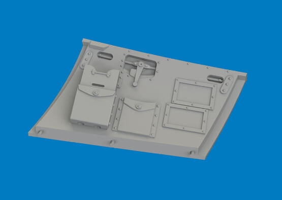 Eduard 6481187 Hurricane Mk. I cockpit door PRINT ARMA HOBBY 1/48