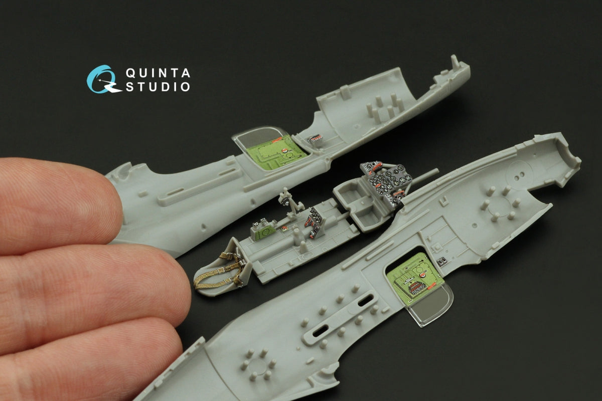 Quinta Studio QD72165 P-39Q/N Airacobra 3D-Printed coloured Interior on decal paper (Arma Hobby) 1/72 – immagine 6