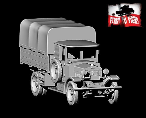 First To Fight PL129 - Polish Truck Ursus Type A, Early Version - Polski samochód ciężarowy Ursus typ A wczesna wersja 1/72